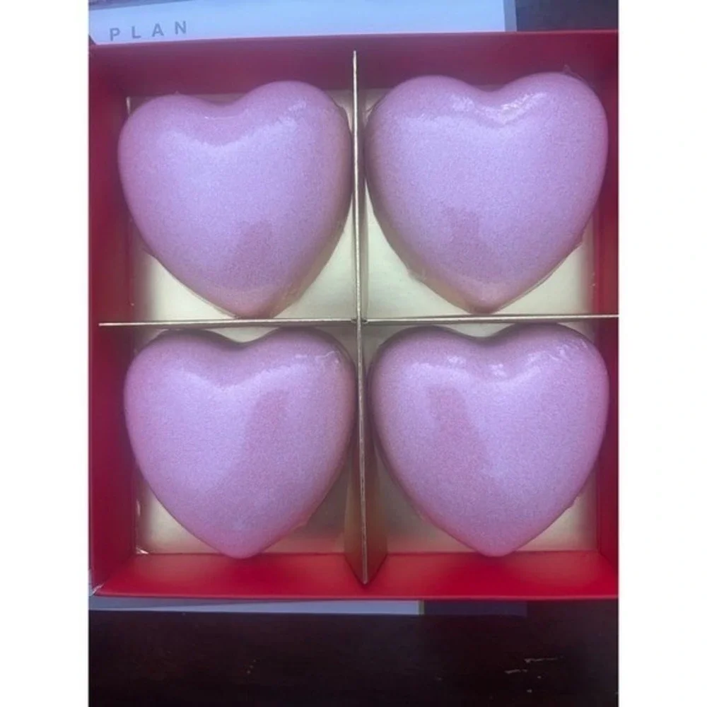 Asquith & Somerset Peony Rose Scented Bath Fizzer Set 4 x 90g Valentine Gift#405
